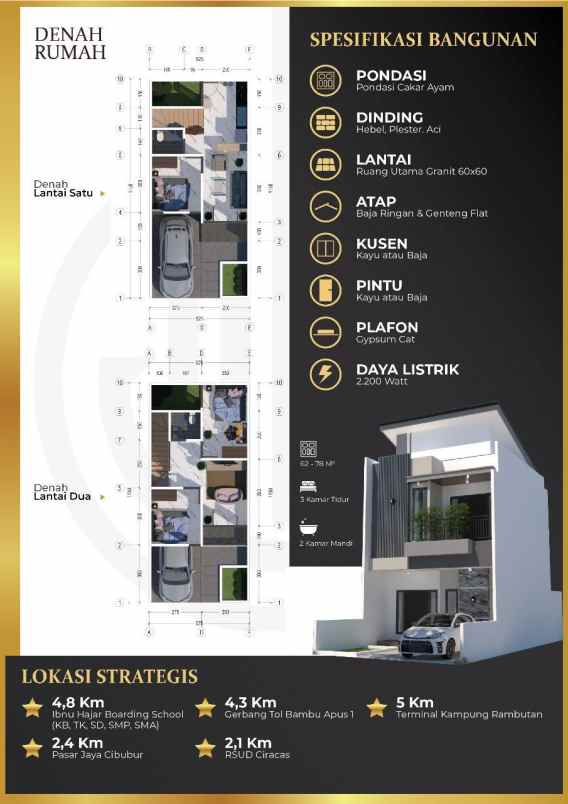 dijual rumah ciracas jakarta timur