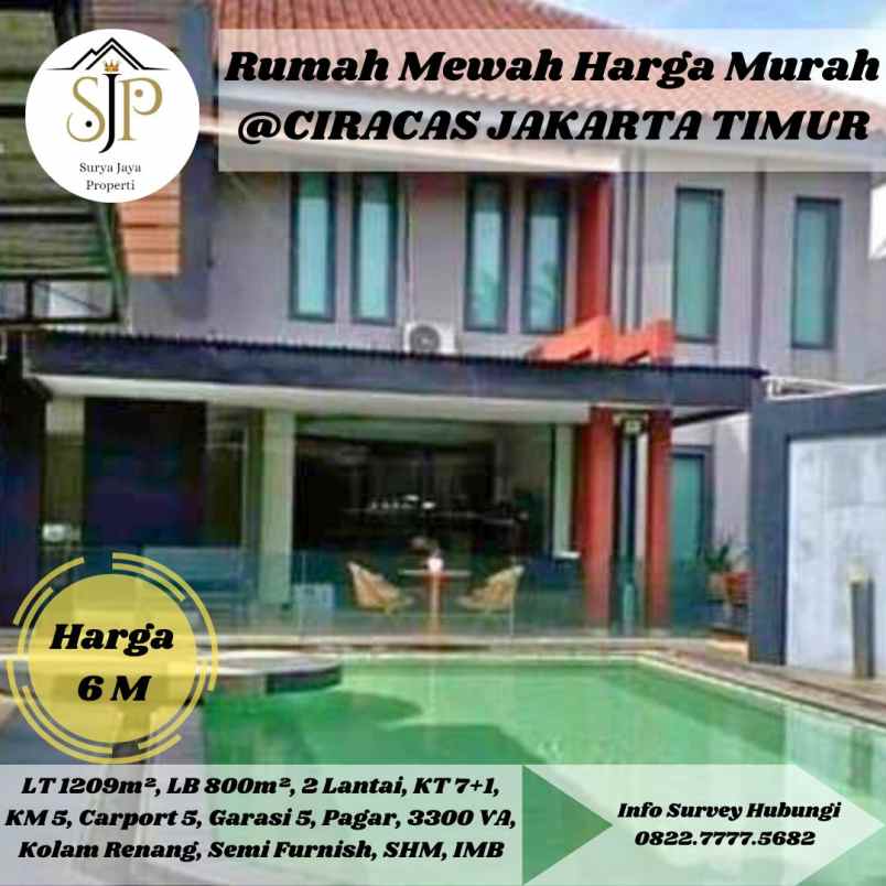 dijual rumah ciracas jakarta timur