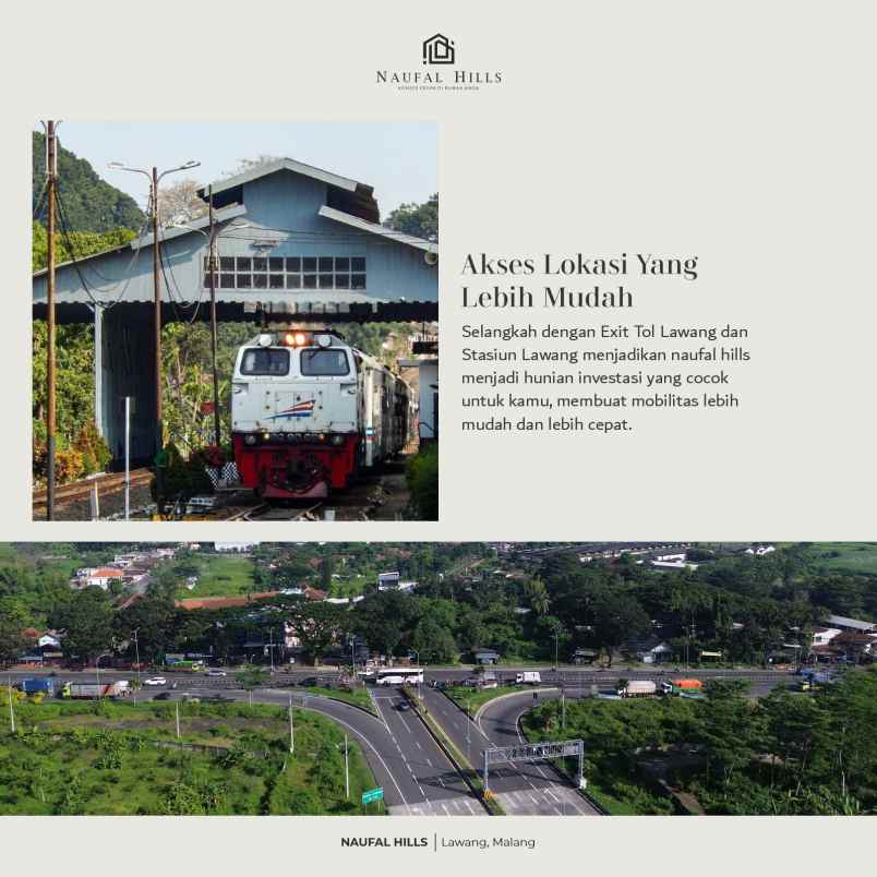 dijual rumah dengan mobilitas yang mudah dan cepat