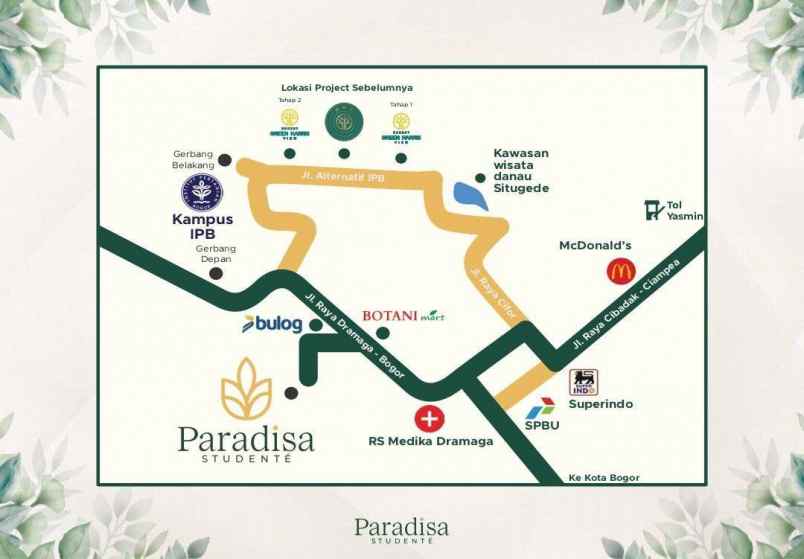 dijual rumah dramaga