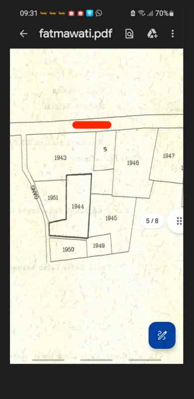 dijual rumah gandaria