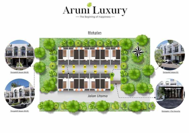 dijual rumah jalan boulevard gdc