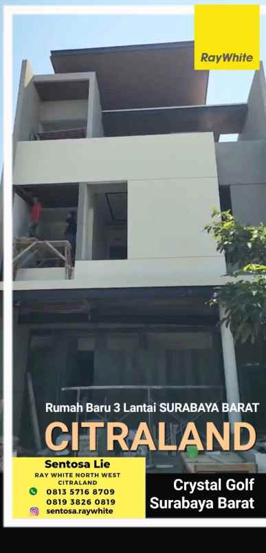 dijual rumah jalan crystal golf citraland