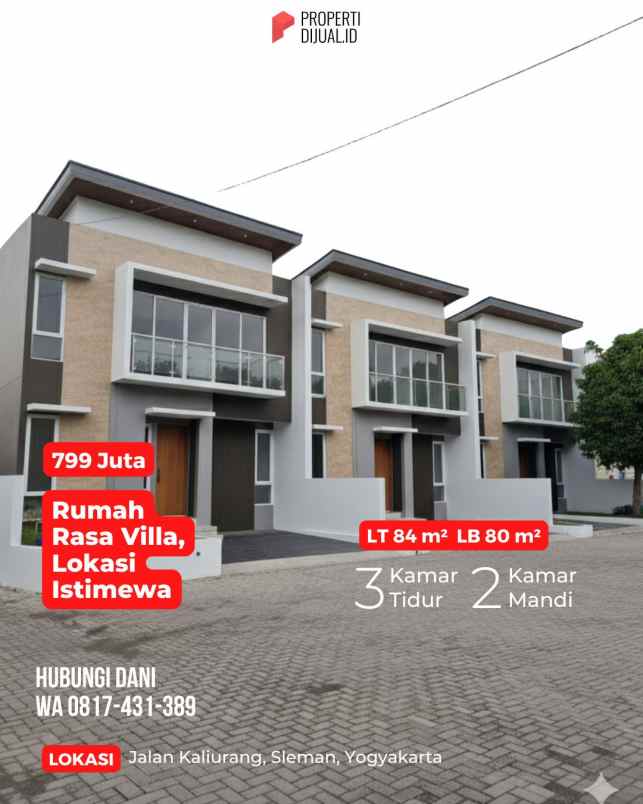 dijual rumah jalan kaliurang km 13 jogja