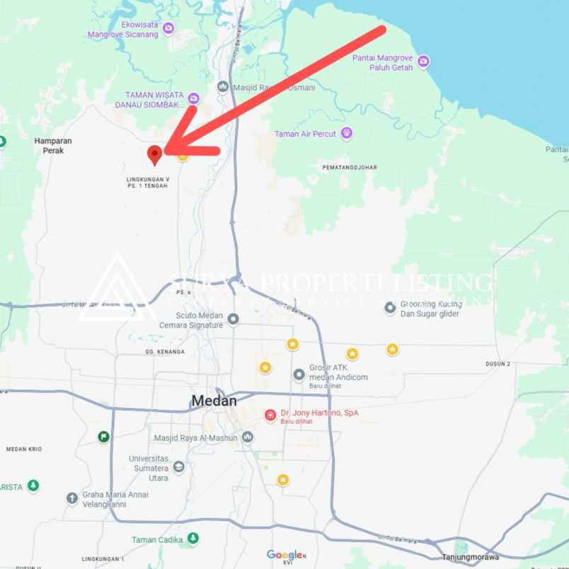 dijual rumah jalan marelan 3 pasar 3 barat ikan mas