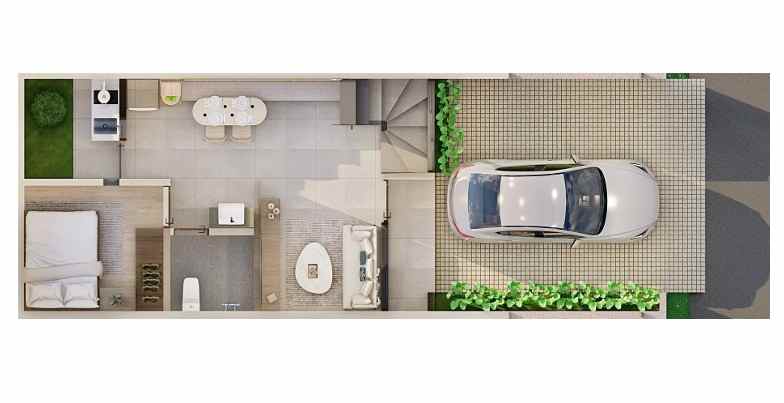 dijual rumah jalan nangka cengkareng