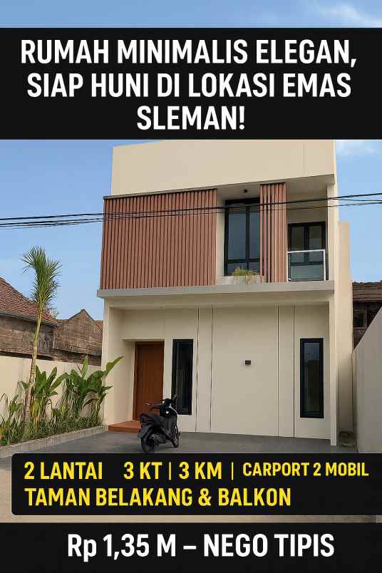 dijual rumah jl amartha wedomartani