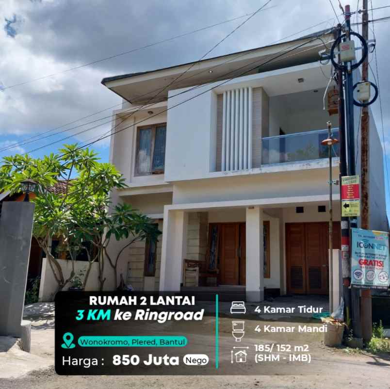 dijual rumah jl imogiri timur km 8