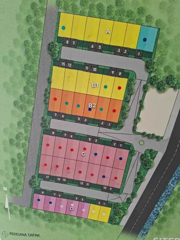 dijual rumah jl rawalumbu bekasi barat