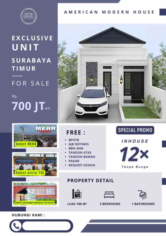 dijual rumah medayu utara