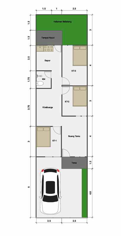 dijual rumah medayu utara