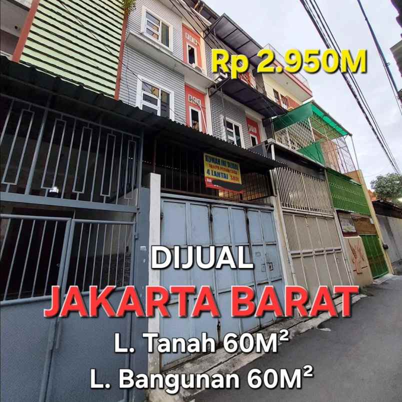 dijual rumah mewah 4 lantai jakarta barat