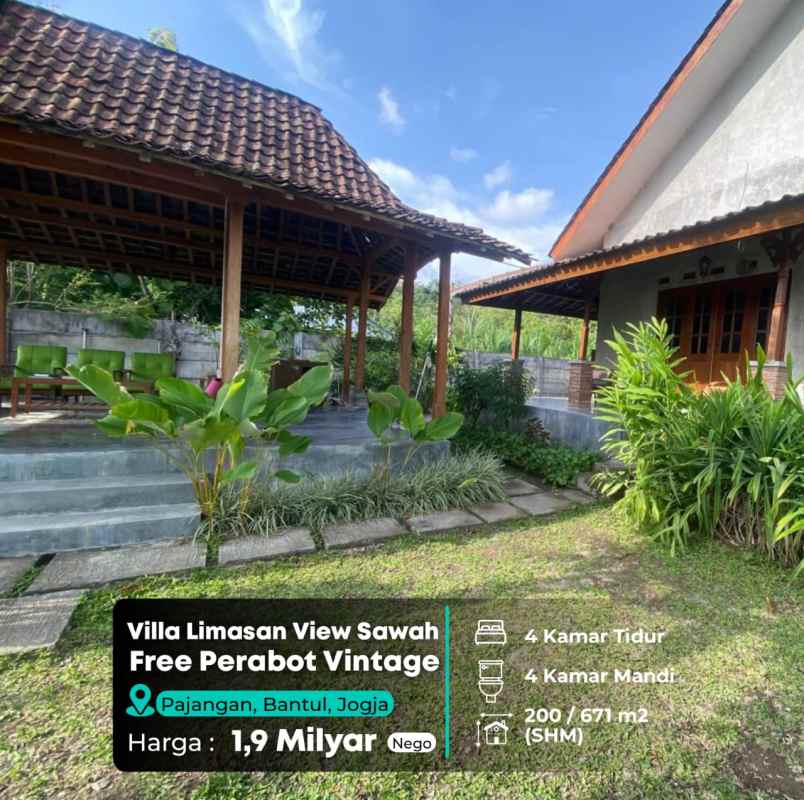 dijual rumah pajangan bantul