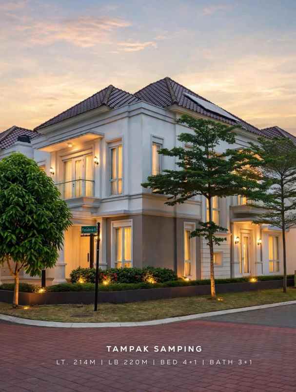 dijual rumah pasadena residence gading