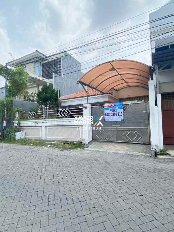 dijual rumah super miring di lebak kenjeran dekat merr