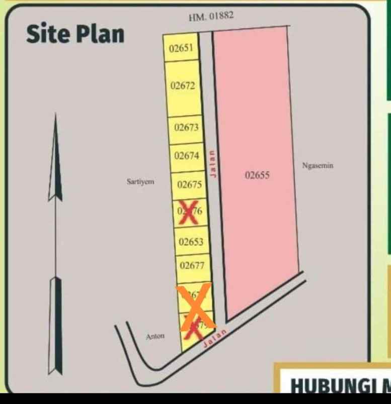 dijual rumah tambangan