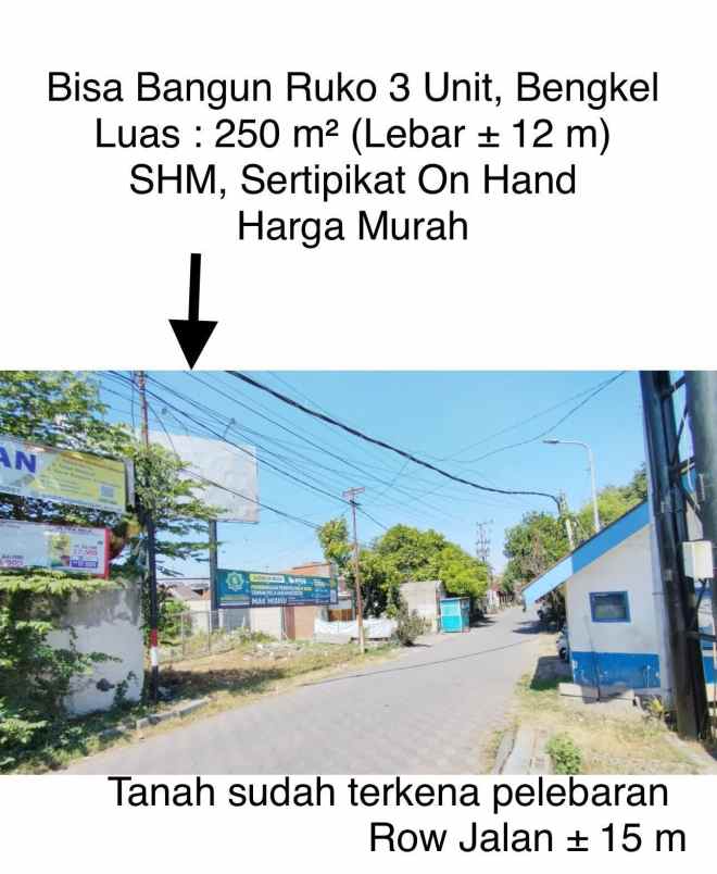 dijual tanah frontage ahmad yani