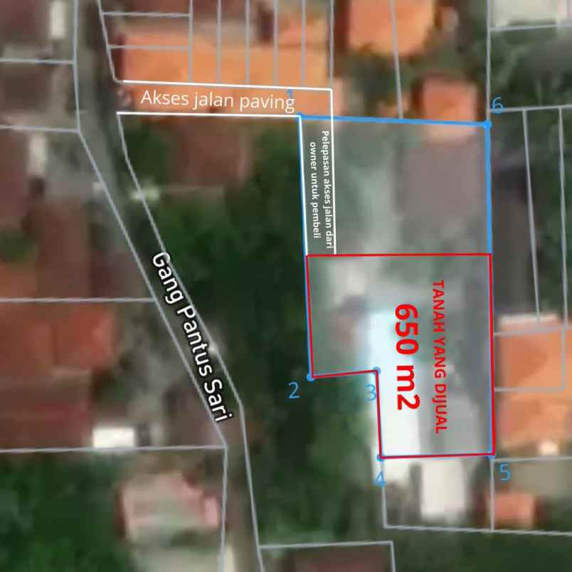 dijual tanah gg pantusari