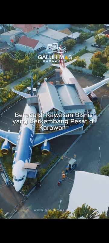 dijual tanah jalan raya galuh mas