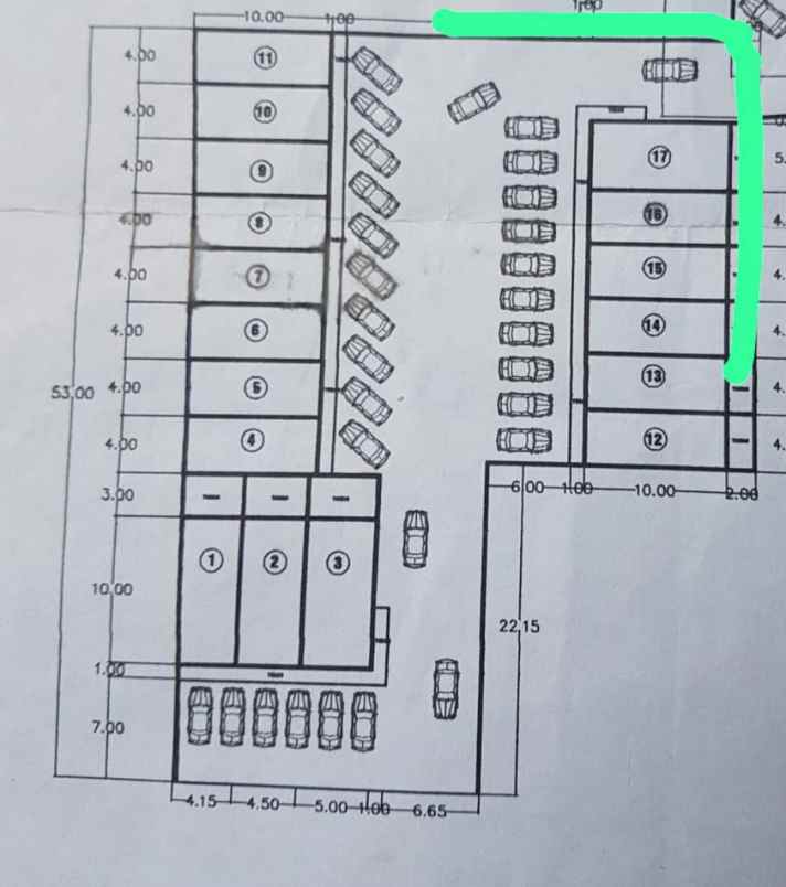 dijual tanah jalan raya untung suropati