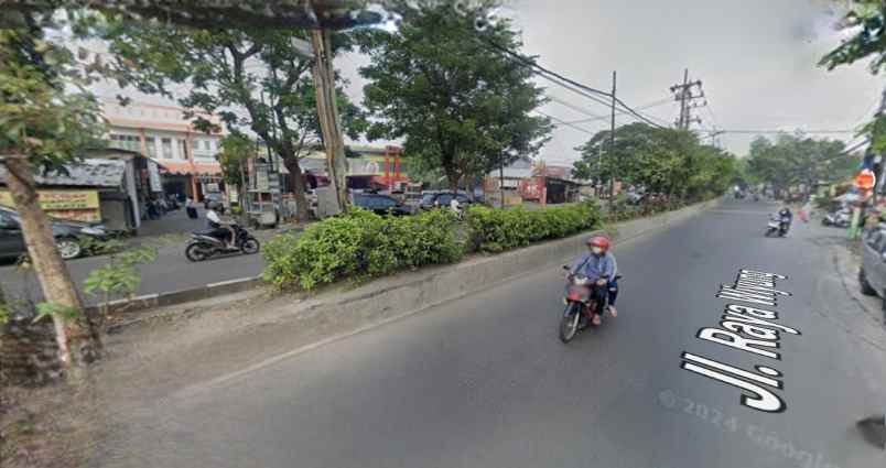 dijual tanah jalan raya wiyung