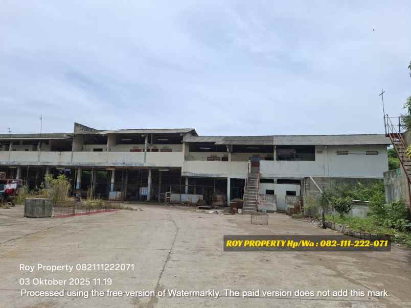 dijual tanah jl cakung cilincing raya