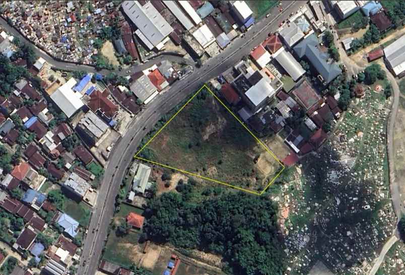 dijual tanah jl kusuma bangsa gunung
