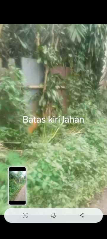 dijual tanah jl lembur sawah cigendel