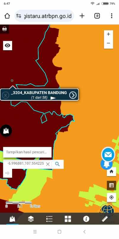 dijual tanah jl soreang kopo