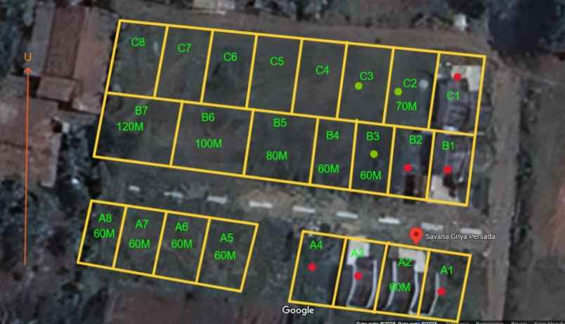 dijual tanah kavling siap bangun shm di tenjo