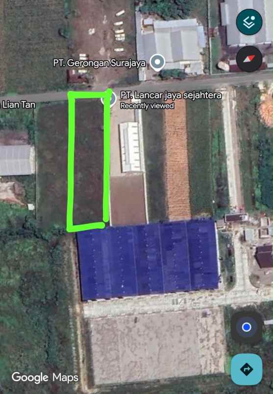 dijual tanah kraton pasuruan