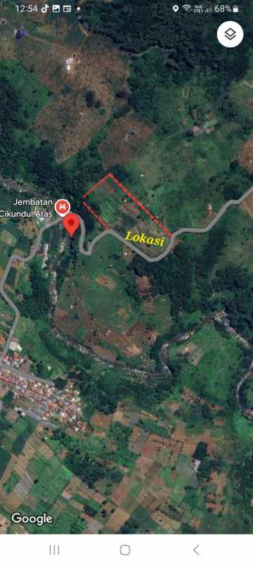 dijual tanah lokasi puncak cipanas jawa barat