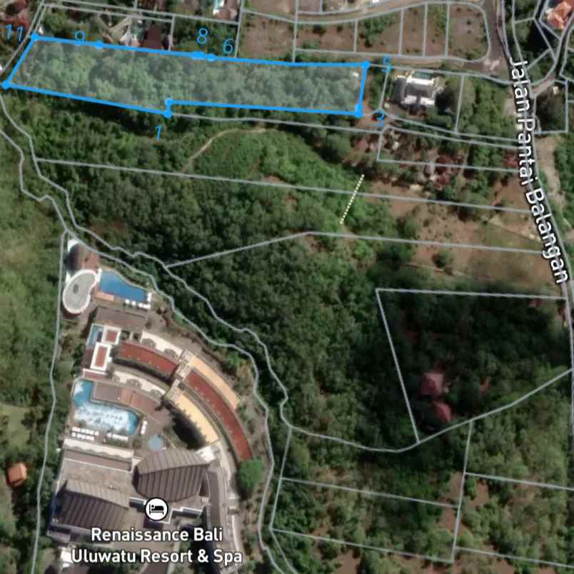 dijual tanah pantai balangan