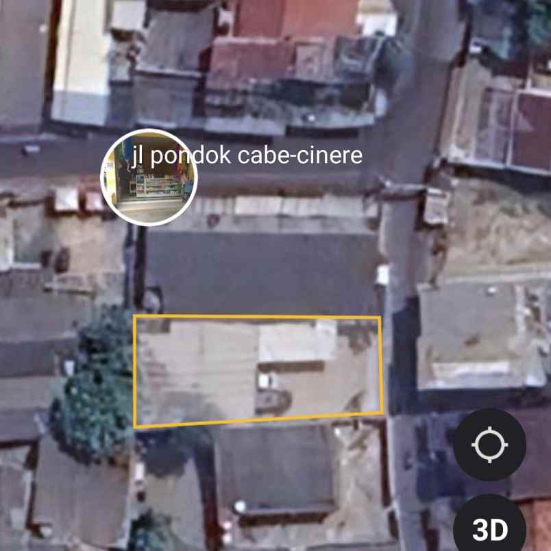 dijual tanah pondok cabe ilir