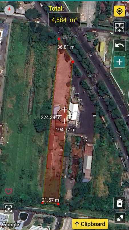 dijual tanah raya dr ir h soekarno