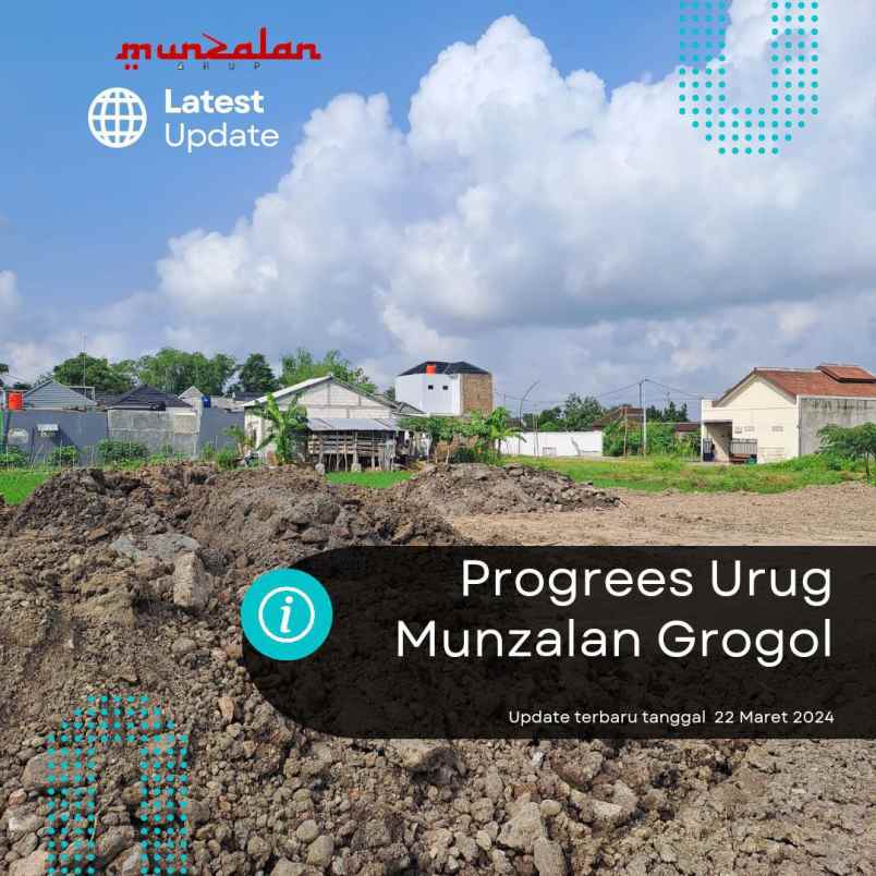 dijual tanah telukan grogol sukoharjo