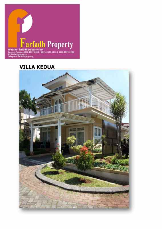 dijual villa jl sukanagalih pacet