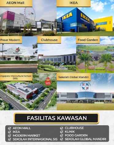 disewakan rumah cluster yarra jgc jakarta