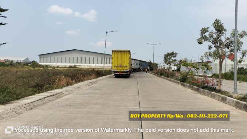 disewakan tanah jl marunda makmur