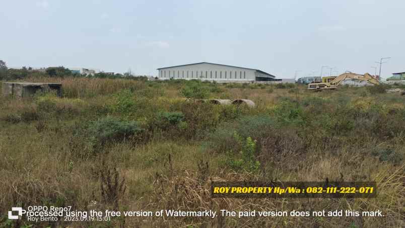 disewakan tanah jl marunda makmur