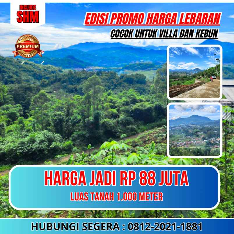 jual tanah murah di bandung