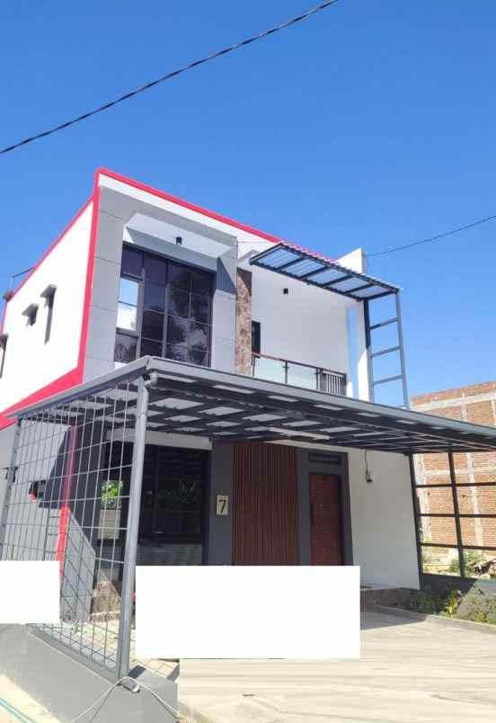 lembang bandung rumah modern di kawasan wisata