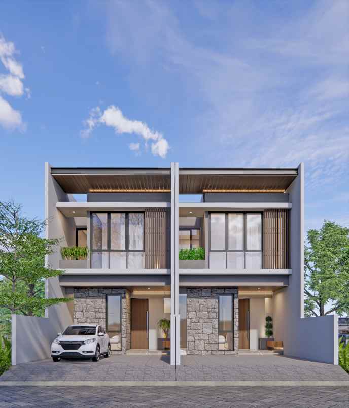 ready 2 unit rumah modern minimalis manyar tirtoyoso