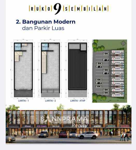 ruko 2 lantai serpong 2m