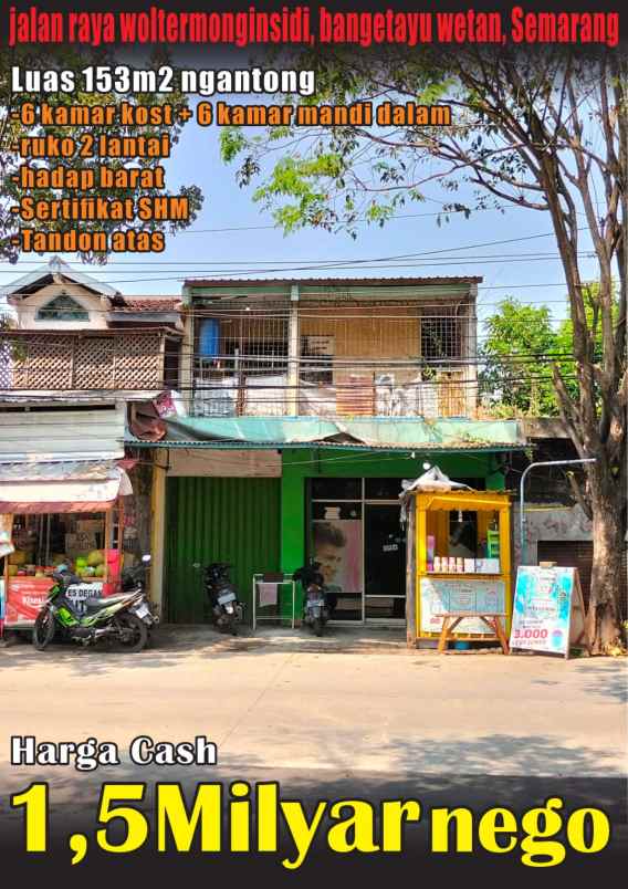 ruko dan kost strategis dijl woltermangunsidi raya