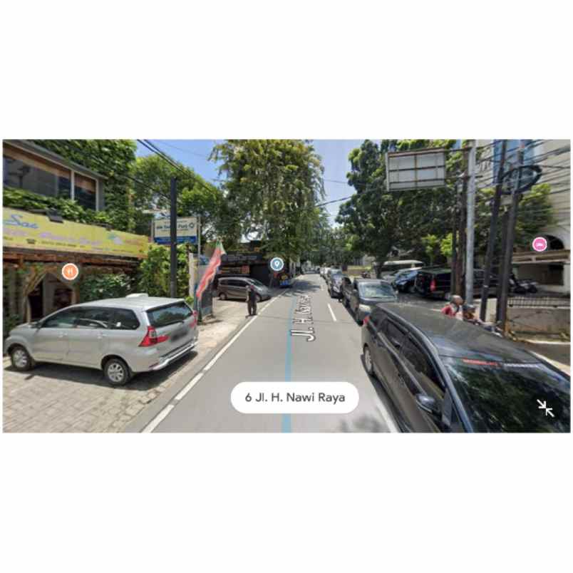 ruko gudang kantor jalan haji nawi raya