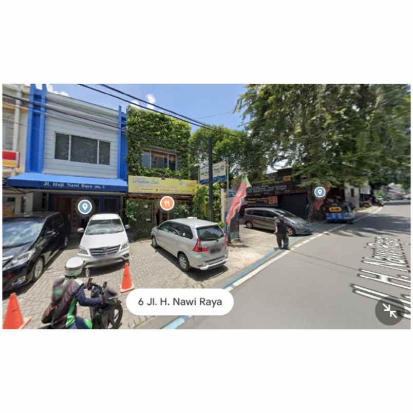 ruko gudang kantor jalan haji nawi raya