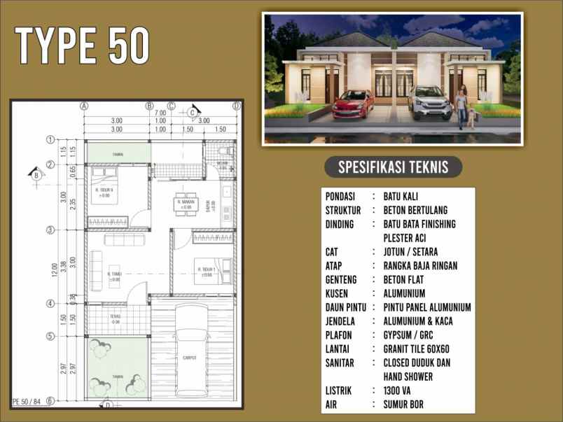 rumah cluster di cirebon booking cuma 2 juta