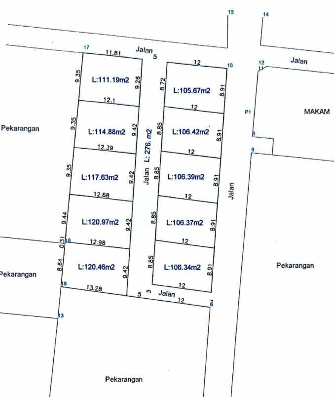rumah dalam cluster di kadisoka purwomartani 10 unit