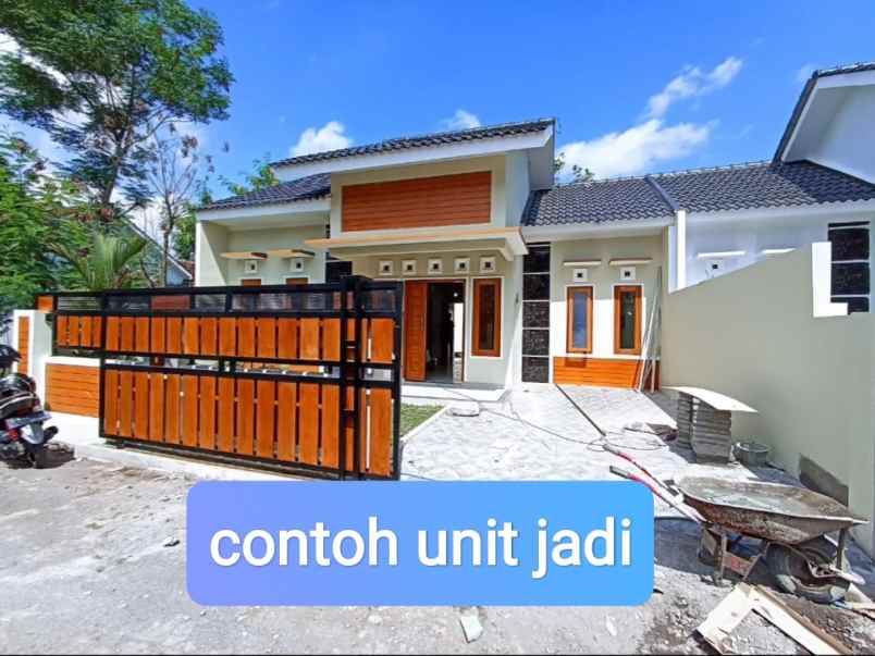 rumah dalam cluster di kadisoka purwomartani 10 unit